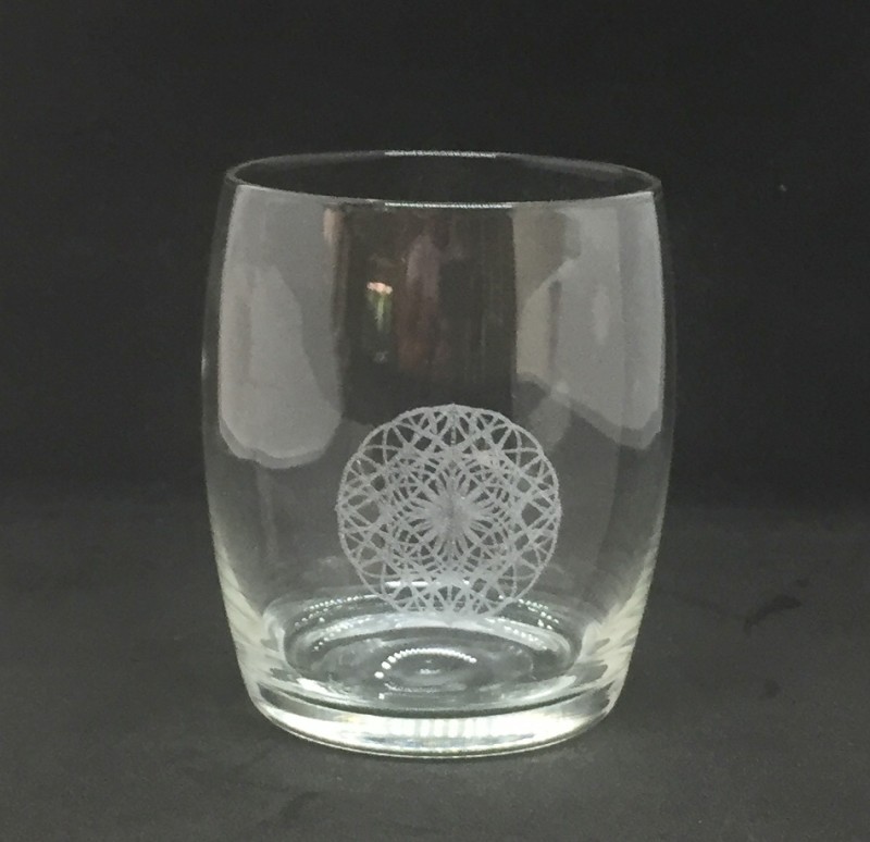 Wasserglas mit BIAS Energiesymbol